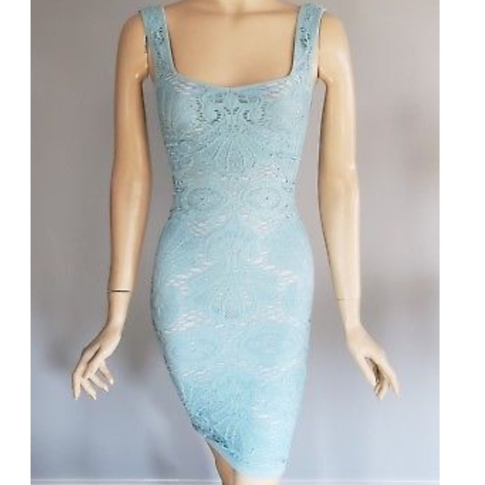 Intimately, Free People Baby Blue Crochet Dress